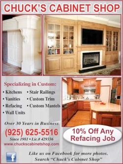 Chuck's custom cabinets on sale